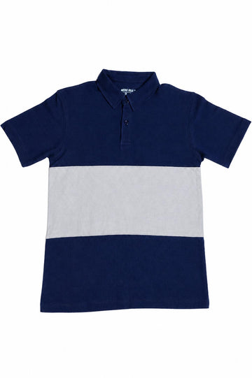 Blue & Grey Boys POLO–  Kids wear
