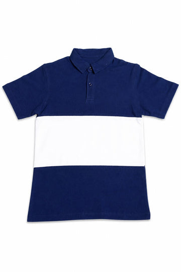 Blue and White Boys POLO –Kids Wear