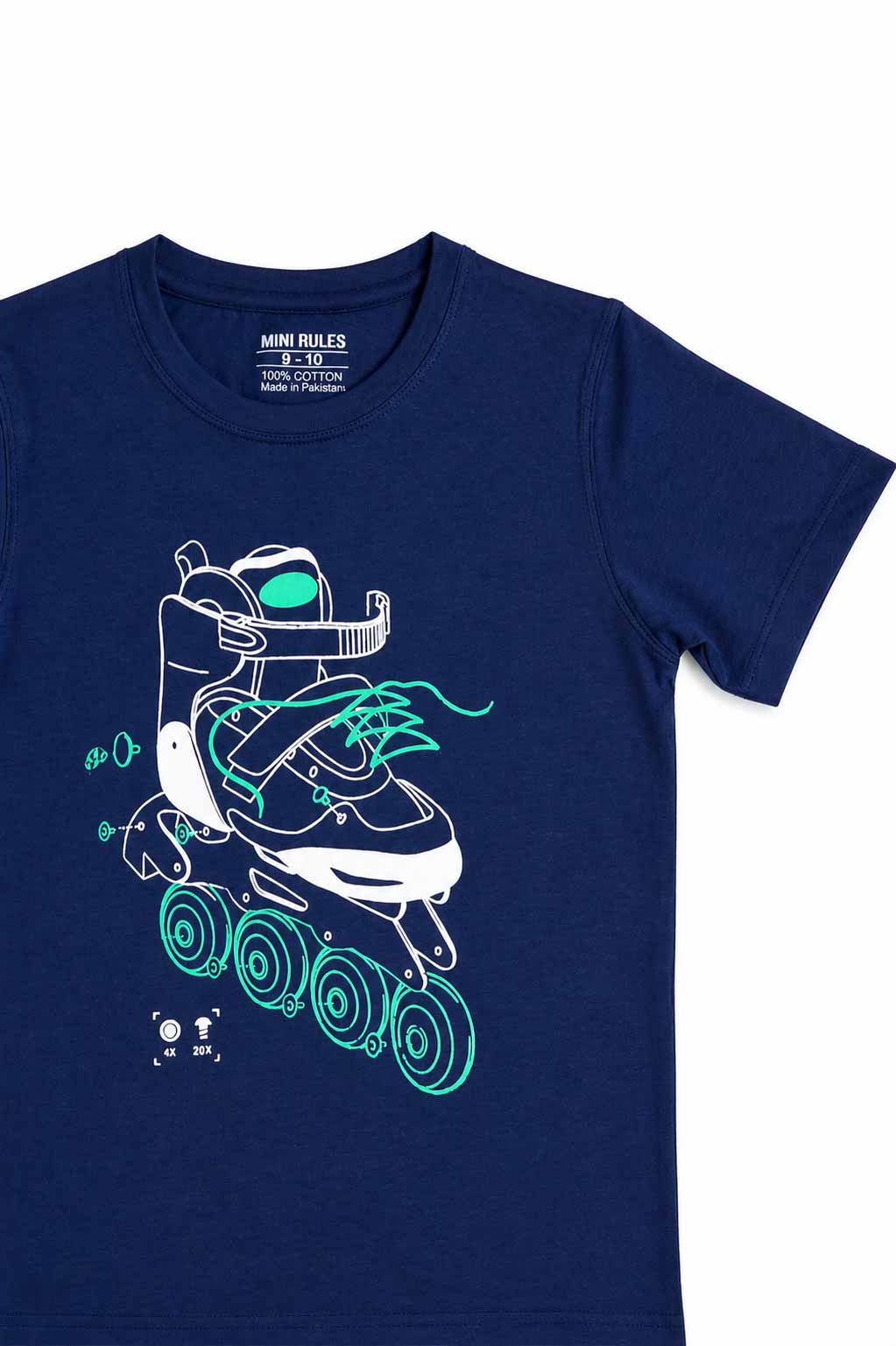 Blue Skate Tee for Boys – Kids T-Shirt