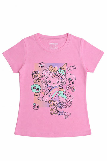 Hello Kitty Pink Girls T-Shirt