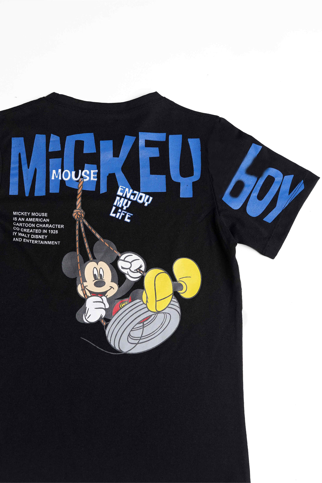 Mickey Boy Black Tee – Kids T-Shirt