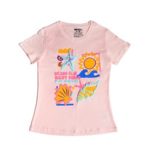 Beach Fun Pink Tee